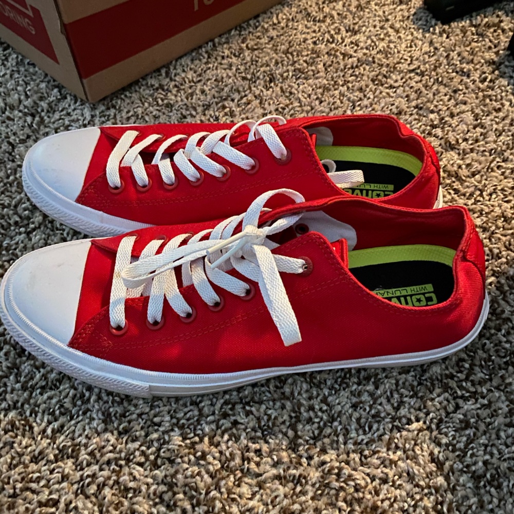 Men’s Red Converse Chuck Taylors